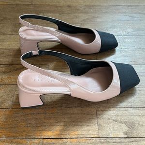 ASOS design tapped toed sling backs